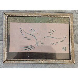 Framed Bird Print "The Spirit Of Night" By John Atherton Grimshaw